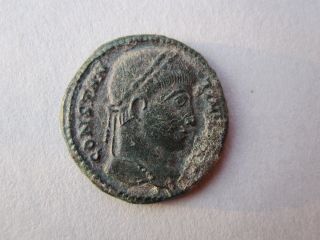 Constantinus I The Great 301 - 337 Ad Vot Xx Authentic Ancient Bronze Coin photo