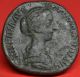Crispina,  Scarce Sestertius: Salus Seated.  Coin,  Ad 178 - 80. Coins: Ancient photo 1