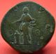 Lucilla,  Scarce Sestertius: Pietas.  Portrait Ad 164 - 6.  Vf. Coins: Ancient photo 2