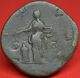 Lucilla,  Scarce Sestertius: Pietas.  Portrait Ad 164 - 6.  Vf. Coins: Ancient photo 3