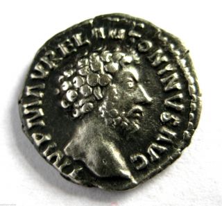 Scarce Issue C.  145 A.  D Marcus Aurelius Roman Imperial Ar Silver Denarius Coin photo