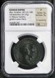 161 - 180 A.  D.  Marcus Aurelius Ae Sestertius Roman Empire Ngc F 5/5,  3/5 Coins: Ancient photo 2