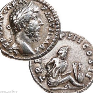 Lucius Verus / Parthian Captive Ancient Roman Silver Denarius Coin Scarce Rome photo
