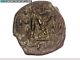 2rooks Byzantine Empire Emperor Heraclius Bronze Follis Monogram Coin Coins: Ancient photo 5