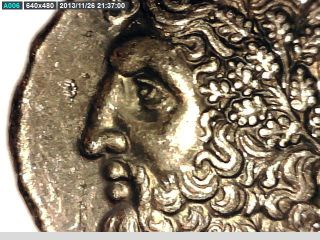 2rooks Greece,  Greek King Pyrrhos Tetradrachm Zeus / Dione Ex.  Rare Coin photo