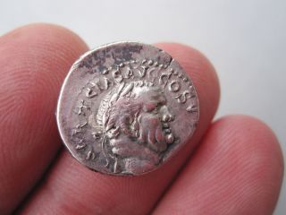 Authentic Vespasianus Silver Denarius,  Ephesus (69 - 79ad) photo