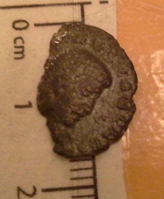 Ancient Roman Imperial Coin Ae3 16 Mm - Anvsnobcaes On Obverse photo