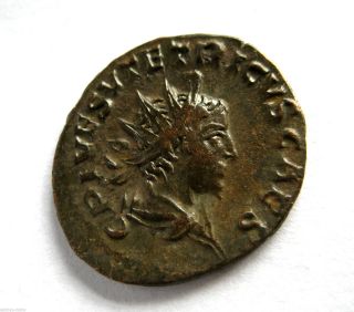 274 A.  D Gallic Empire Emperor Tetricus Ii Roman Period Billon Antoninus Coin.  Vf photo