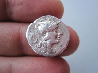 Ancient Authentic Republic Silver Denarius photo