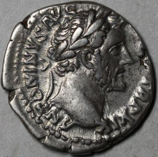 Die Mule Error Antoninus Pius Denarius Tr Pot Xix Date On Both Ob & Rx Dies photo
