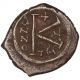 Bysantine Empire,  Tibère Ii Constantin,  Demi Follis Coins: Ancient photo 1