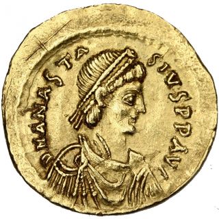 Bysantine Empire,  Anastase Ier,  Semissis photo