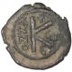 Bysantine Empire,  Maurice Tibère,  Demi Follis Coins: Ancient photo 1