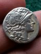 Roman Silver Republican Denarius With Portrait To Identify,  Circa 300 - 27 Bc.  Ag Coins: Ancient photo 3