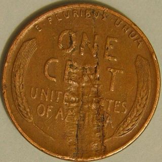 1941 P Lincoln Wheat Penny,  (lamination) Error Coin,  Af 550 photo