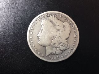1901 - O Morgan Silver Dollar Coin photo