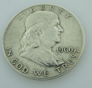 1960 - D Franklin Half Dollar (90% Silver) photo