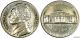 2001 D Ms Unc Jefferson Nickel 5c Us Coin - Lustrous D46 Nickels photo 2
