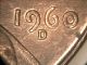 Bu 1960 - D Sd Lincoln Cent With Rpm - 101 Error (03 - 28 - 01) Coins: US photo 1