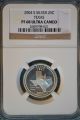 2004 - S Silver Texas State Quarter 25c Ngc Pf68 Ultra Cameo Quarters photo 4