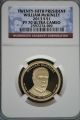 2013 - S William Mckinley Presidential Golden Dollar Ngc Pf70 Ultra Cameo Dollars photo 2