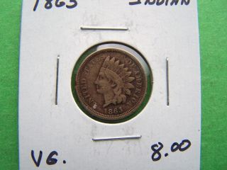 1863 Indian Head Cent photo