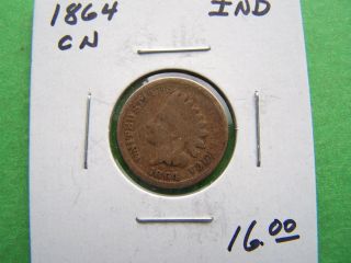 1864 Indian Head Cent - Copper / Nickel photo