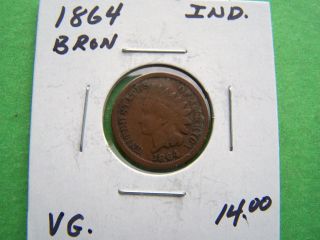 1864 Indian Head Cent - Bronze photo