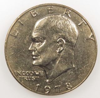 1978 Uncirculated Eisenhower Dollar (b01) photo