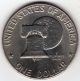 1776 - 1976 Eisenhower Bicentennial Dollar.  Liberty Bell - V Fine Dollars photo 1
