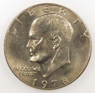 1978 Uncirculated Eisenhower Dollar (b02) photo