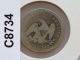 1858 - P Seated Liberty Quarter 90% Silver U.  S.  Coin C8734 Quarters photo 1