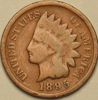 1895 Indian Head Penny,  Ac - 591 photo