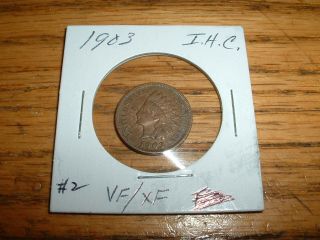 1903 Indian Head Cent Penny - Vf/xf photo