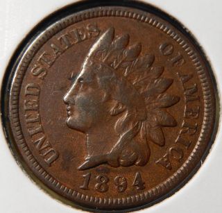 1894 Indian Head Cent Fine Plus photo