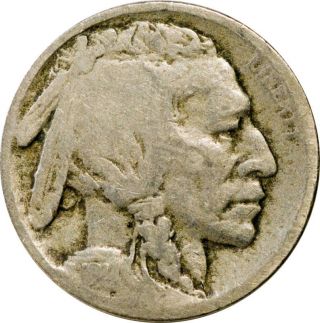 1914 - S 5c Indian Head Buffalo Nickel Vg Better Date photo