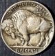 Rare 1927 - P Buffalo Nickel Full Date With Horn Quality Coin Lqqk Now Nickels photo 1