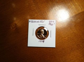 1959 Gem Proof Lincoln Cent photo