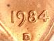 1984 - D 1c Doubled Die Obverse Brilliant Uncirculated Small Cents photo 2