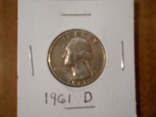 1961 D Washington Silver Quarter photo