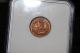 Ms - 65rb 1909 Indian Head Penny Cent Ngc Red Brown Small Cents photo 7