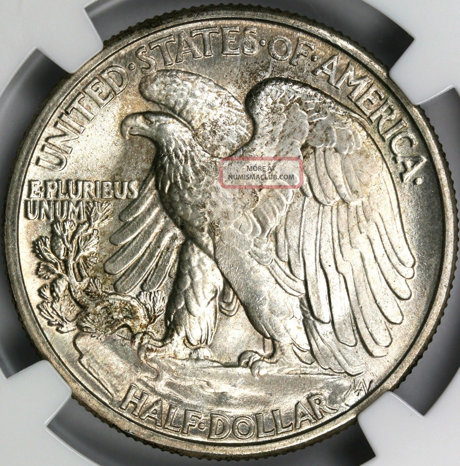 1942 Walking Liberty Half Dollar 50c Ngc Ms64