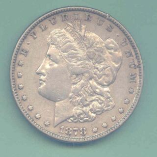 1878 Morgan Dollar Xf Cond.  Vam - 170 8 Tail Feathers.  Philadelphia Silver Coin photo
