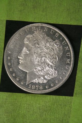 1878 - S Morgan Dollar - Raw - Pl Obverse 15 photo
