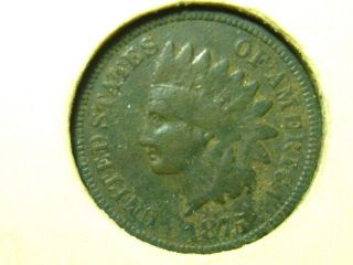 1875 Indian Head Cent    (6th) photo