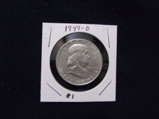 1949 - D Franklin Half Dollar Silver photo