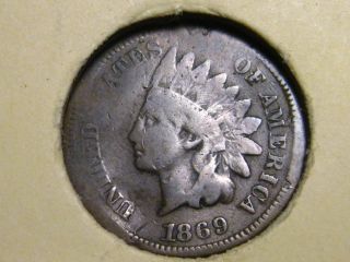 1869 Indian Head Cent    (6th) photo