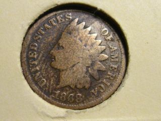 1868 Indian Head Cent    (6th) photo