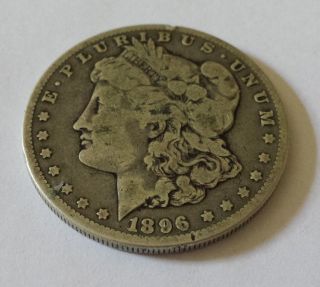 1896 - O $1 Morgan Silver Dollar photo