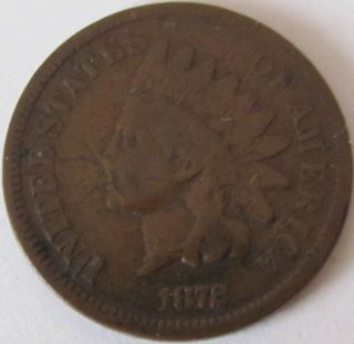 1872 Indian Penny photo